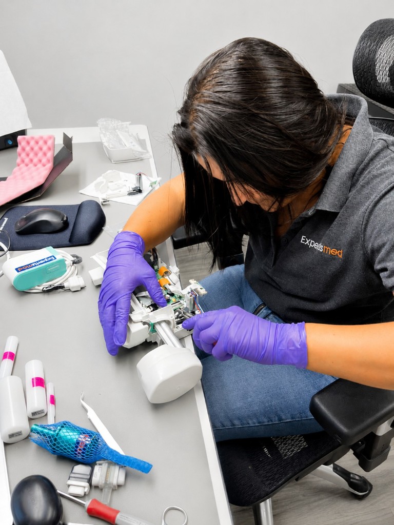 Precision repair of an infusion pump