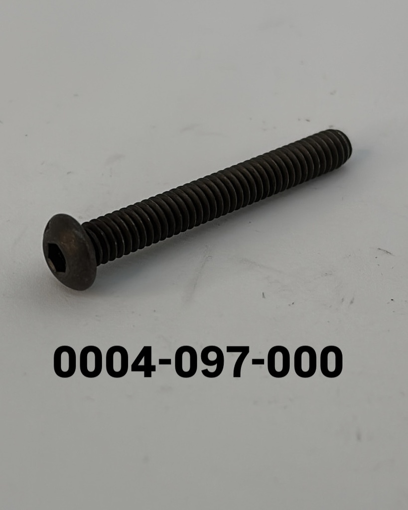 SCREW,1/4 -20 X 3 ,HSBHC BLACK