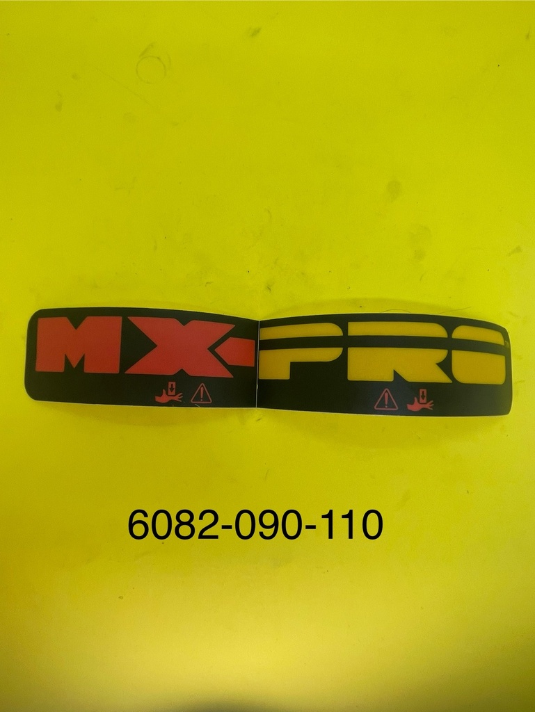 MX-PRO SIDE COVER LABEL