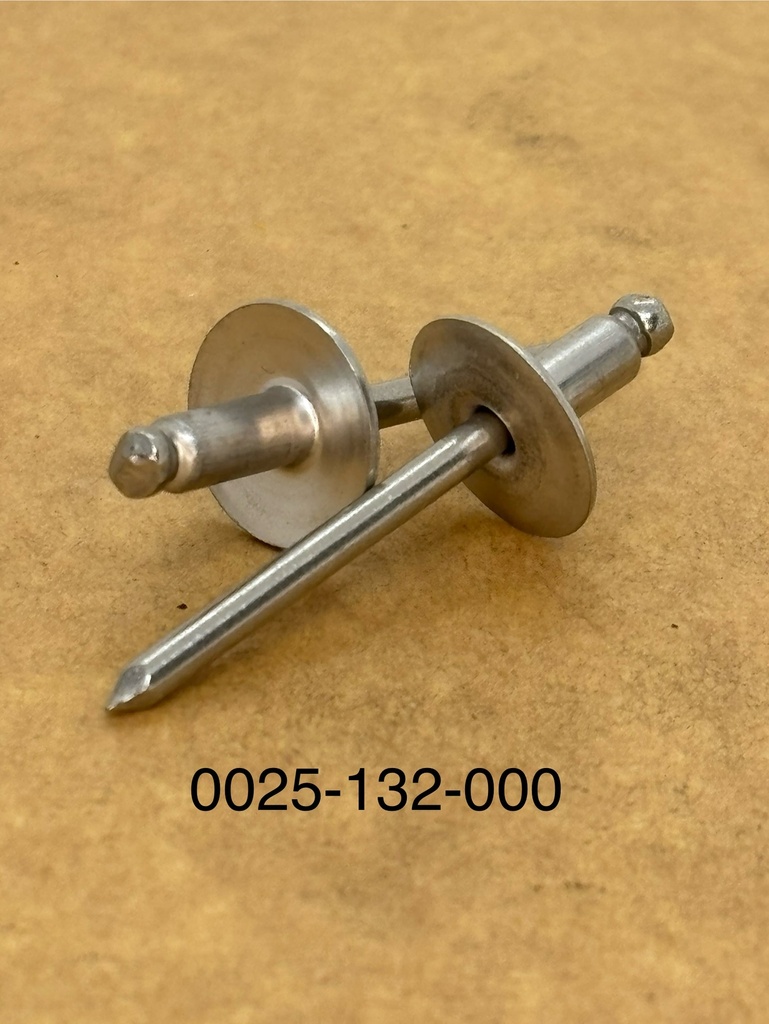 3/16 LARGE FLANGE RIVET SS