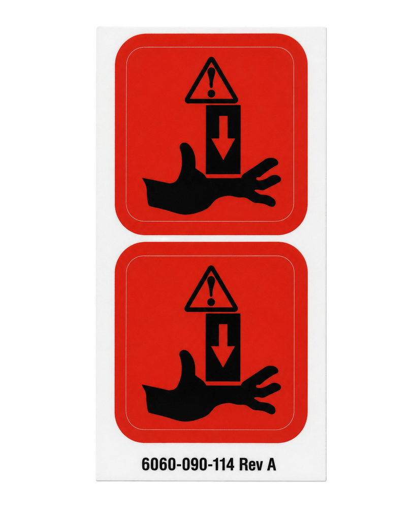 LABEL -  KEEP HANDS CLEAR