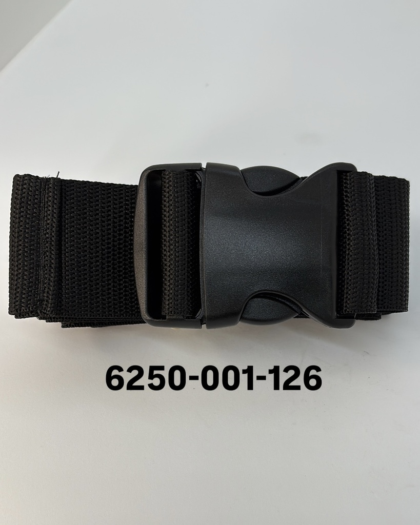 RESTRAINT STRAP, CHEST, BLACK