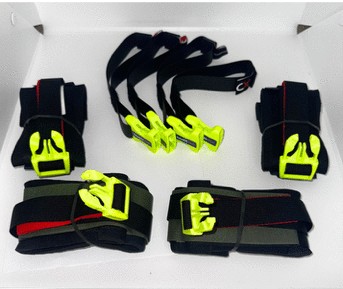 XDCUFF-REF115 — Reusable restraint starter pack (plastic) 