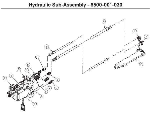 HYDRAULIC SUB-ASSEMBLY XT/IT