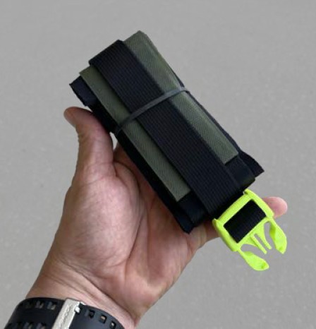 XD-CUFF REF 113 — Contention cheville réutilisable Clip-In (verte)