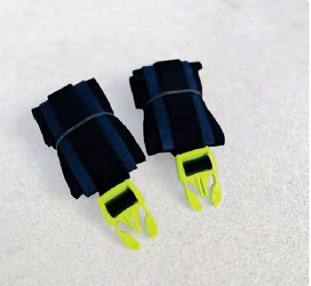 XD-CUFF REF 112 – Reusable Blue XDcuff® Clip-In Wrist Restraint