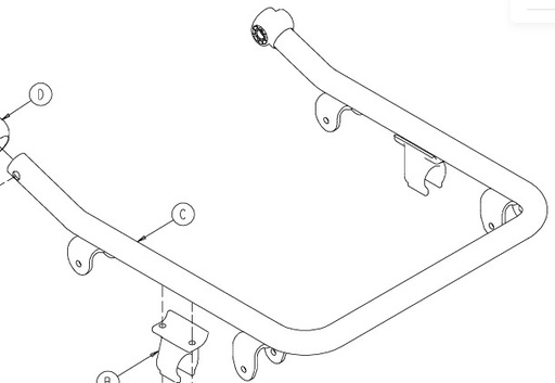[6250-001-050] SEAT FRAME WELDMENT