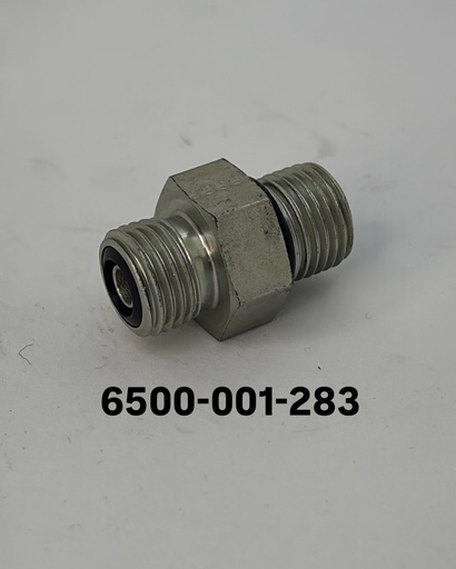 [6500-001-283] HYD. FITTING,ROD SIDE,MANIFOLD