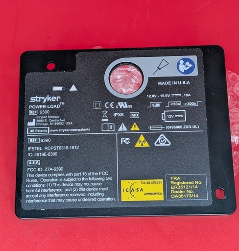 [6390-101-062S] COVER PLATE, REAR PL TROLLEY