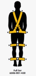 [6500-001-430] Stryker® X-Restraint Package for Stretchers – Part No. 6500-001-430