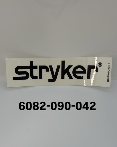 [6082-090-042] 8IN STRYKER LABEL