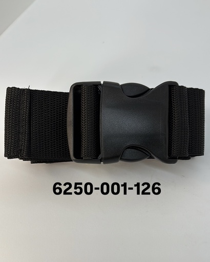 [6250-001-126] RESTRAINT STRAP, CHEST, BLACK