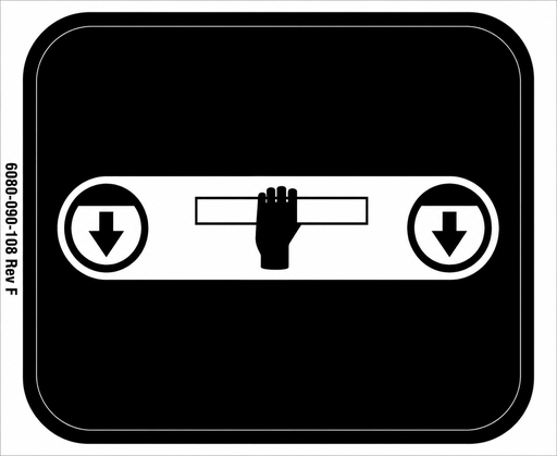 [6080-090-108] LABEL, LIFT HERE