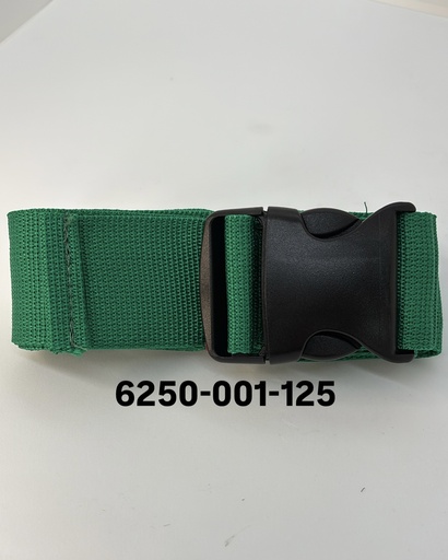 [6250-001-125] RESTRAINT STRAP, CHEST, GREEN